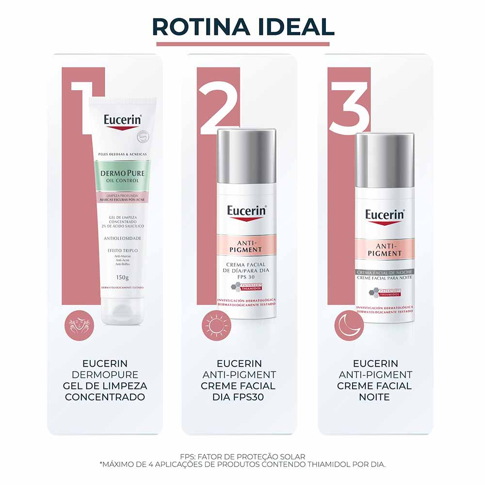 Eucerin Anti-pigment Clareador Creme Facial Dia FPS 30